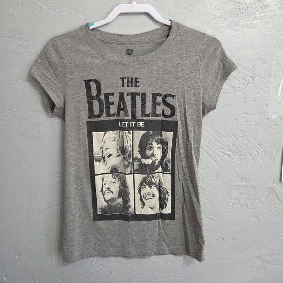 The Beatles Woman's Grey T-Shirt size S - Picture 1 of 7
